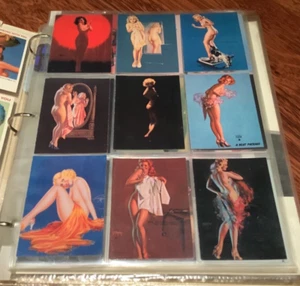 Gil Elvgren Trading Card sets x 4 : Pinups Uncovered, Nostalgia, Calender Pinups - Picture 1 of 16