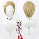 Lucifer Momningstar Anime Cosplay Wig Blond Short Men's Party Costume Wigs