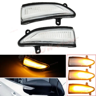 Luz de intermitente LED dinámica transparente para Nissan Sentra 2013 2014 2015 2016-2017 Foto 1 de 4