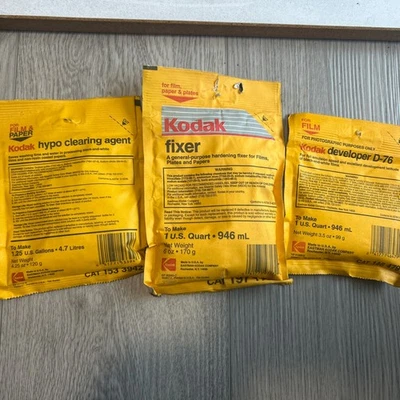 Kodak Fixer to Make 1 Quart, plus Hypo-Eliminator & Developer D-76 银色 — 第 1/4 张图片