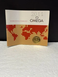 OMEGA 2011 INTERNATIONAL Warranty + AGENTS IN THE WORLD BOOKLET - Picture 1 of 4