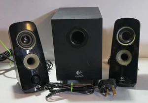 Logitech Z323 Compact Computer 2.1 Speaker System with Subwoofer Black - Afbeelding 1 van 9