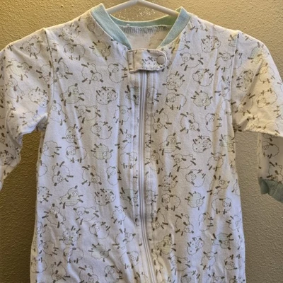 Pijama Circo 6-9 Meses Cremallera Completa, Pies para Dormir Unisex Con Oveja Foto 1 de 4