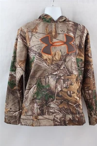 YOUTH HURLEY REALTREE JAGD HOODIE SWEATSHIRT GR. LG ~ UNDER ARMOUR ~ POLYESTER - Bild 1 von 7