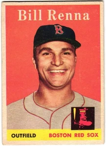1958 Topps - Bill Renna #473 en muy buen estado+ - Imagen 1 de 2