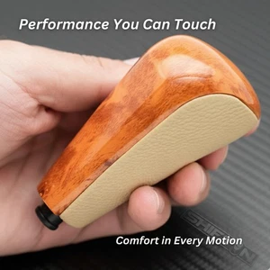 Bird's Eye Wood Gear Shift Knob for Toyota Land Cruiser Prado 120 & Lexus GX-470 - Picture 1 of 9