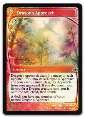 Dragon's Approach (Future Sight) #246 (Foil) NM Mystery Booster 2 MB2 Magic MTG - Image 1 of 2
