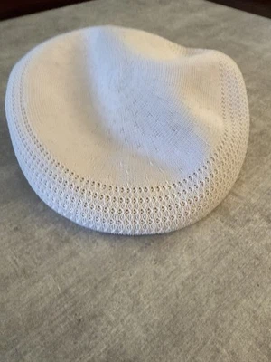 Gorra de conducción Kangol Tropic 504 Ventair blanca - mediana - estilo británico nacido  Foto 1 de 4