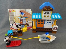 Lego Duplo 10827 Mickey & Friends Beach House Disney Set & Instructions Retired