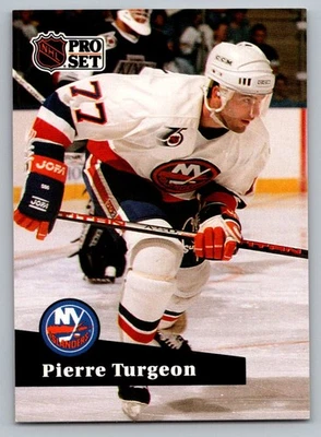 1991-92 Pro Set #433 Pierre Turgeon - Image 1 of 2