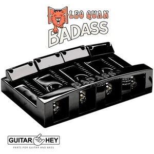 NEW Leo Quan® Badass I™ Bass Bridge for 4-string BC Rich Spector Kramer - BLACK - Picture 1 of 4