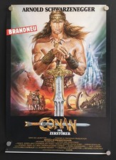 Conan The Destroyer German Movie Poster Schwarzenegger 1984  *Hollywood Posters*
