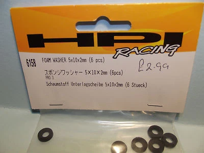 Hpi Foam Washer 5X10X2mm 6 pcs Hpi 6158 - Image 1 of 3