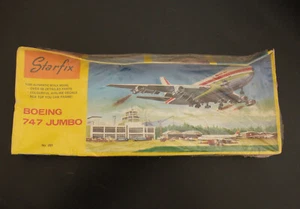 Boeing 747 Jumbo Aircraft Plane Model Kit 1:288 - Starfix Vintage FACTORY SEALED - Picture 1 of 6