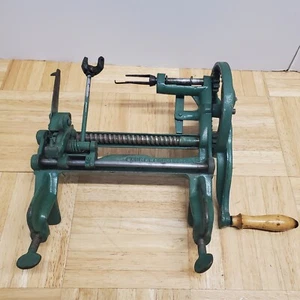 Antique GOODELL CO Apple Peeler 64 Vintage Cast iron Improved BAYSTATE - Picture 1 of 14