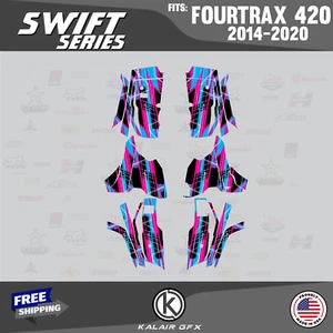 Graphics Kit for HONDA FOURTRAX 420 (2014-2023) Swift-magenta - Picture 1 of 6