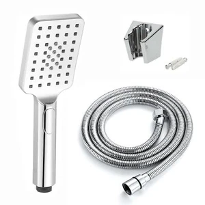 ENKI EH005 Contemporary Square 3 Funktionen Handdusche Kit Chrom - Bild 1 von 5