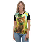 Women's Cat Saint Patrick's Day T-shirt