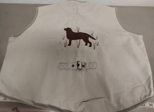 Chaleco de pesca con mosca para mujer Columbia talla grande verde claro chocolate labrador - Imagen 1 de 14