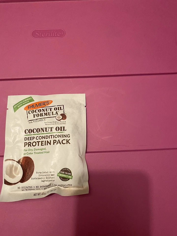 Palmer's Coconut Oil Formula Deep Conditioning Protein Pack Vitamin E 2.1 Oz New - Image 1 of 1