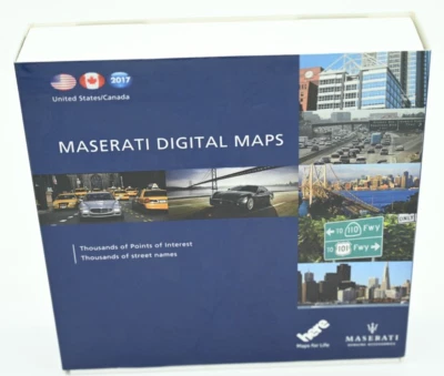 Genuine OEM Maserati Navigation Maps USA/Canada '17 P/N 940000797 - Image 1 of 4