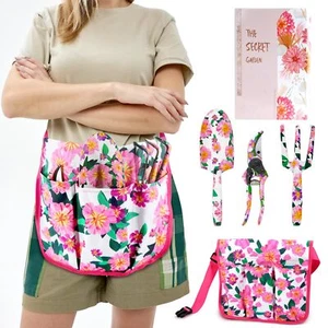 Gardening Gifts For Women3 Pcs Floral Print Gardening Tools Pink Include Hand Ra - Picture 1 of 8