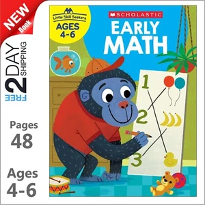 Preschool Math Workbook for Kids 4 5 6 Olds Kindergarten Book Early Learning NEW - Picture 1 of 15
