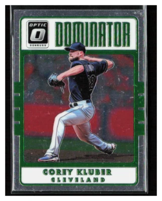 2017 Donruss Optic Dominator #D9 Corey Kluber - Image 1 of 2