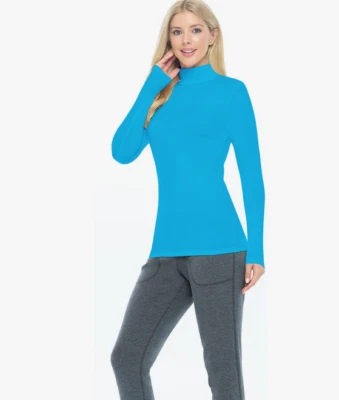 Natural Uniforms Women's Long Sleeve Turtle-Neck T-Shirt Under Scrub 7169 - Image 1 of 4