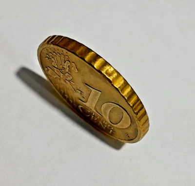 Rare 10 euro cent coin Spain 1999 Cervantes - Image 1 of 4