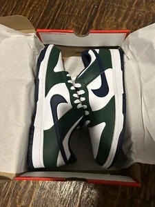 Size 11 - Nike Dunk Low Fir/Midnight Navy “Dallas Stars/ Mavericks” Fv6911-300 - Picture 1 of 8