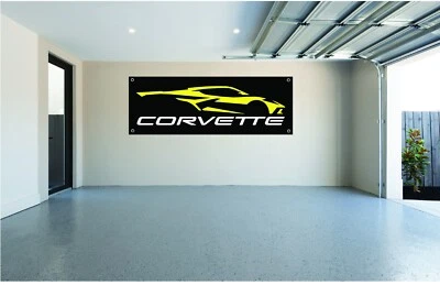 C8 Corvette Banner - Multiple Colors available - Image 1 of 4