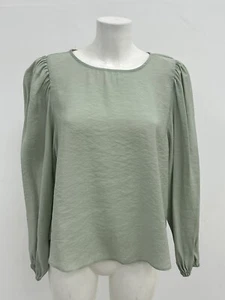Ex Peacocks Ladies Sage Tencel Blouse Sizes 12 and 14 - Picture 1 of 8