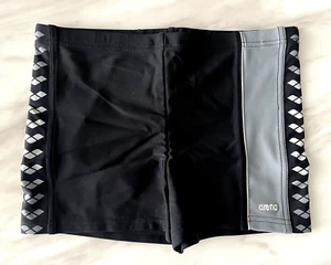 Arena Junior Swimming Black Swim Trunk 26 Swimwear Bath Short Swimsuit Boxer XXS - Picture 1 of 6