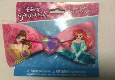 Nuevo moño de pelo satinado de princesa Bella y Ariel Disney para niñas Foto 1 de 2