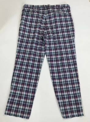Pantalones a Cuadros Chatfiled Polo Ralph Lauren Para Hombre De Colección Talla 38x30 Algodón EE. UU. NOS Raro Foto 1 de 4