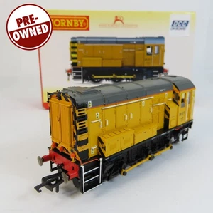 Calibre OO Hornby R3261 DCC Equipado Clase 08 417 Riel de Red Amarillo Shunter Loco - Imagen 1 de 5