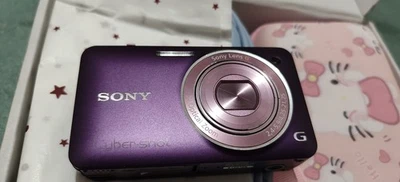 Sony WX5 Purple-12.2MP Exmor R CMOS, 5x Zoom 24-120mm, ENGLISH - Image 1 of 4