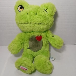 Build A Bear BABW Buddies Zombie Frog green 10" Plush 2022 Halloween mini - Bild 1 von 6