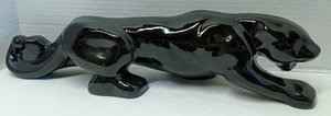 Vintage Black Panther 50er Mid Century Keramik Figur 21" MCM Art Deco schön - Bild 1 von 14