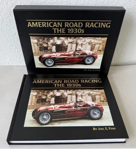Sports Pub: American Road Racing: The 1930s HC Slipcase Signed Joel E Finn - Picture 1 of 11