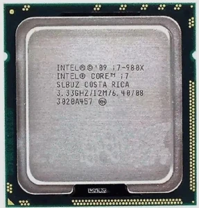 Intel Core i7-980X LGA1366 CPU Processor Extreme Edition SLBUZ 3.33GHz 6core 12M - Picture 1 of 2