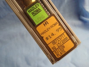 15/20mm HADLEY ROMA Stainless Steel Watch Band Two Tone Straight Ends New - Picture 1 of 18