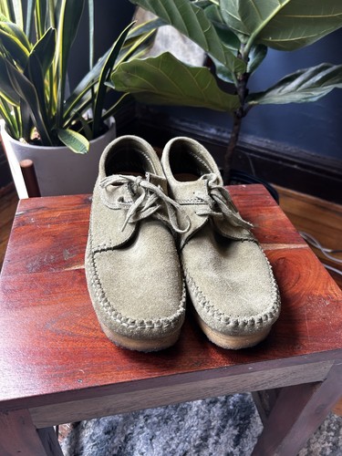 Clarks Originals Uomo 9 Weaver Scamosciato Verde Scuro 26166518