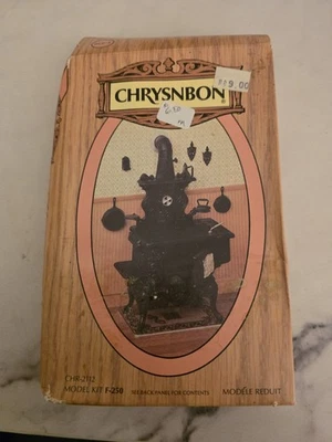 KIT de fogão estilo vitoriano de plástico escala 1:12 para casa de bonecas Chrysnbon - Imagem 1 de 2