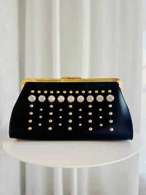 Bolso clutch MARNI adornado en cuero Foto 1 de 4