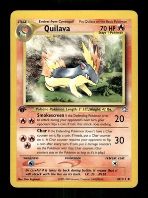 Pokemon Quilava (47) Uncommon Neo Genesis 047/111 LP - Image 1 of 2