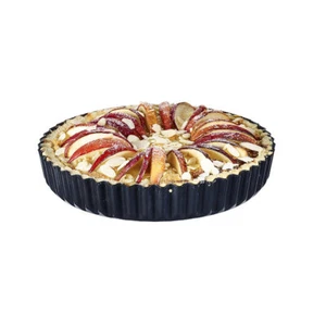 23cm Enamel Base Loose-Based Round Tart Tin - Picture 1 of 4