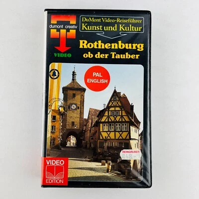Rothenburg ob der Tauber VHS PAL Tape Dumont Reiseführer Bayern neuwer RARE - Image 1 of 3
