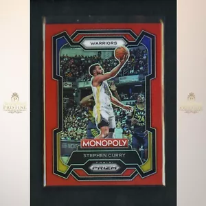 STEPHEN CURRY 2023-24 Panini Prizm Monopoly #28 Red Prizm 48/99 1A - Picture 1 of 2
